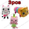 2026 New Gabbys Doll House Plush Toy Mercat Cartoon Stuffed Animals Smiling Cat Car Cat Hug Gaby Girl Birthday Gift