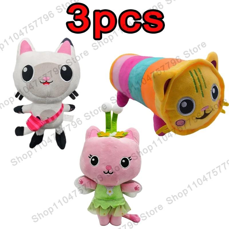 2026 New Gabbys Doll House Plush Toy Mercat Cartoon Stuffed Animals Smiling Cat Car Cat Hug Gaby Girl Birthday Gift