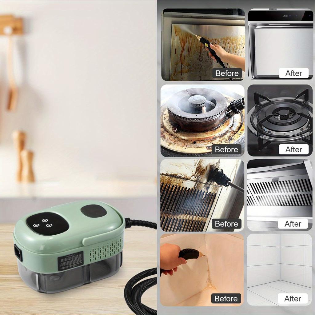 Handheld Steam Cleaner, Steam Jet Cleaner, 2500W High Temperature Steam Machine for Killing Bugs, High Temperature Steam Machine for Car Detailing,