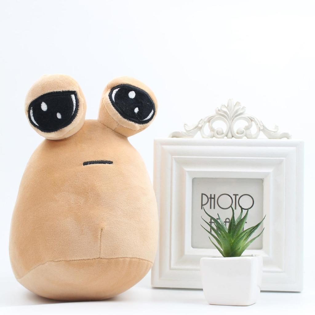 My Pet Alien Pou Plush Toy Stuffed Kawaii Alien Pet Doll Soft Plush Pillow Gifts for Kids Boys Girls