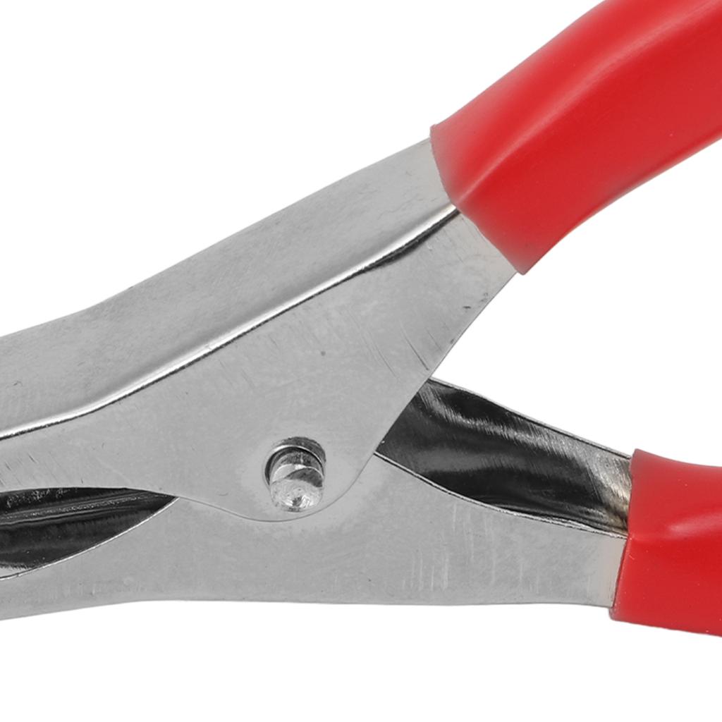 100PCS Insulated Clip 20A High Accuracy Process Elasticity with PVC Insulating Shth for Experimental Test Wire