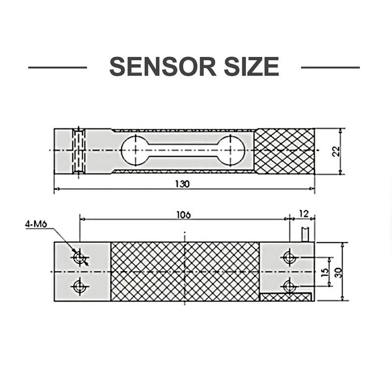 T130 Load Cell Aluminum Alloy 130mm Single Point Weighing Sensor Electronic Scale Automation Equipment Intelligent Shelf