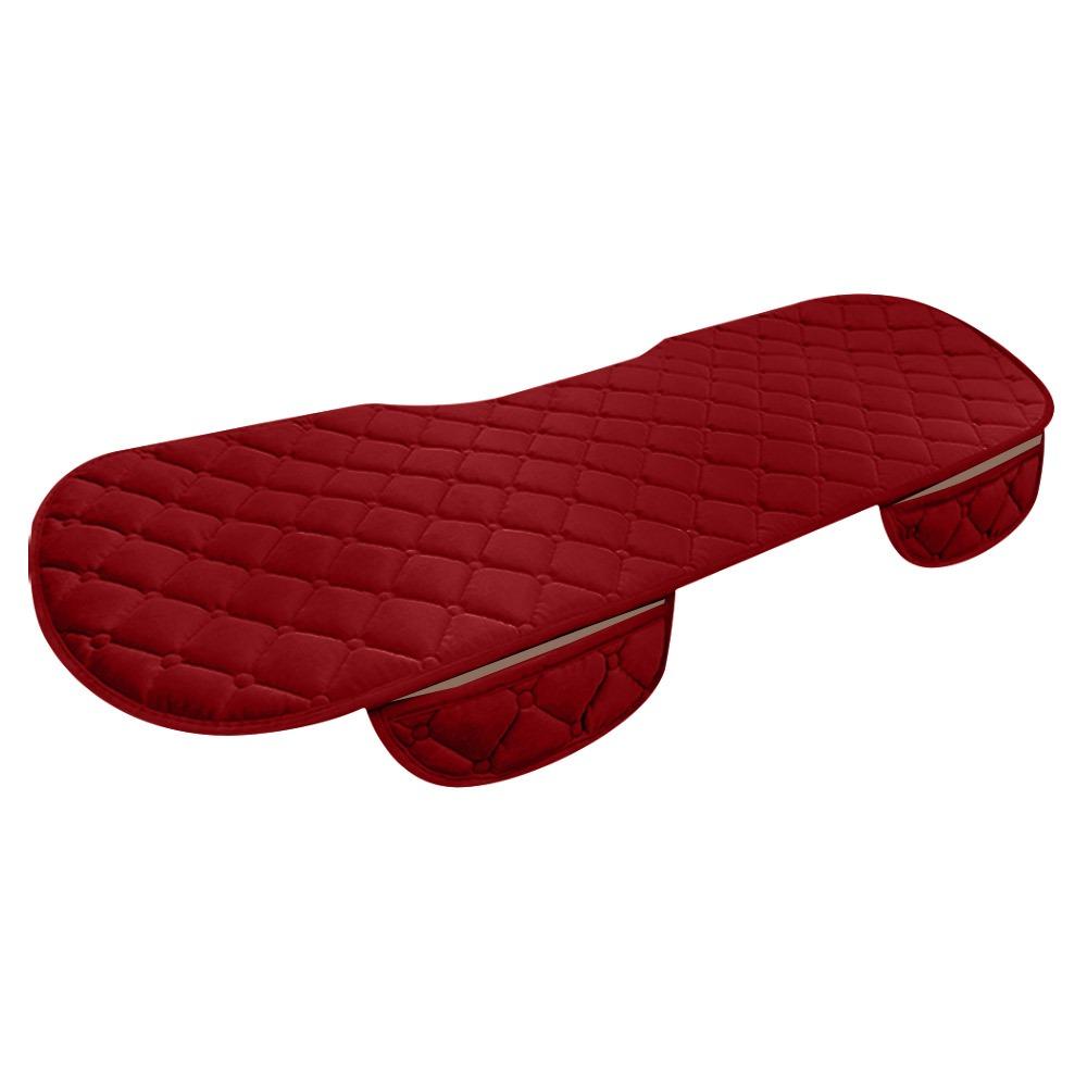 Non Slide Rear Seat Cover Velvet Auto Protector Mat Pad New Rear Flocking Cloth Cushion  Winter