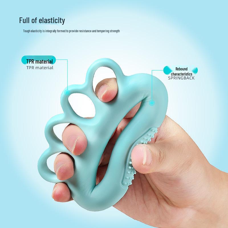 Studded Finger Grip Exerciser: Strength & Massage Trainer for Men & Women
