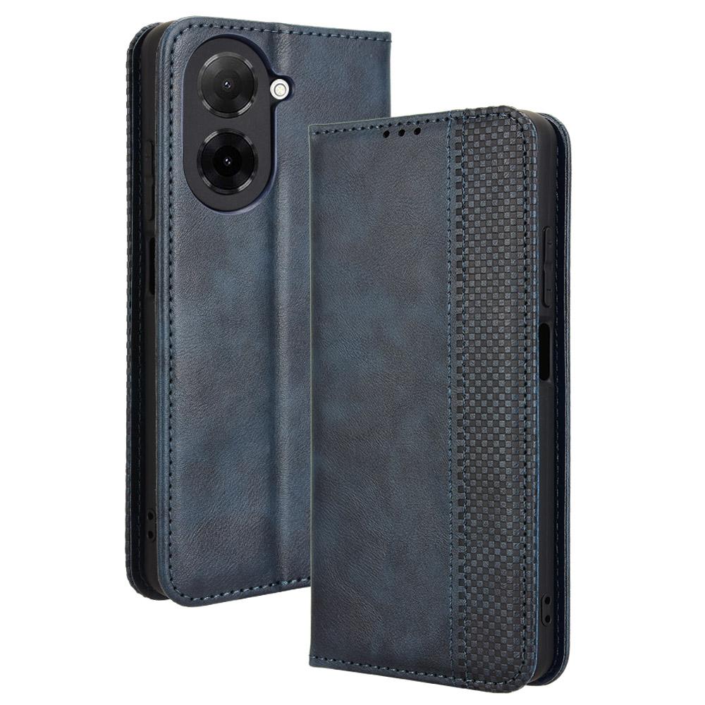 For Xiaomi Redmi A5 4G (171.7mm)/Poco C71 4G Case Wallet Stand Retro Texture Leather Phone Cover