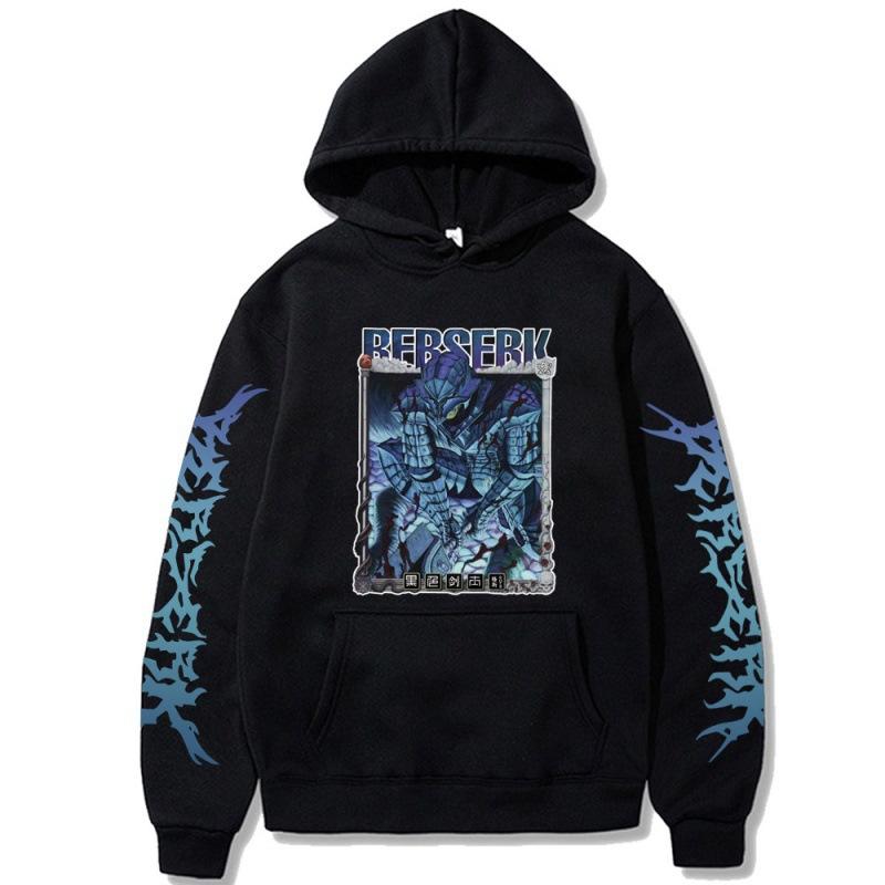 Hanoră cu glugă cu anime japonez Hanoare de modă