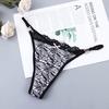 Trendy Underpants Law Waist Bow Thin Belt Lace Korean Underwear Briefs Women Panties G-String Thong