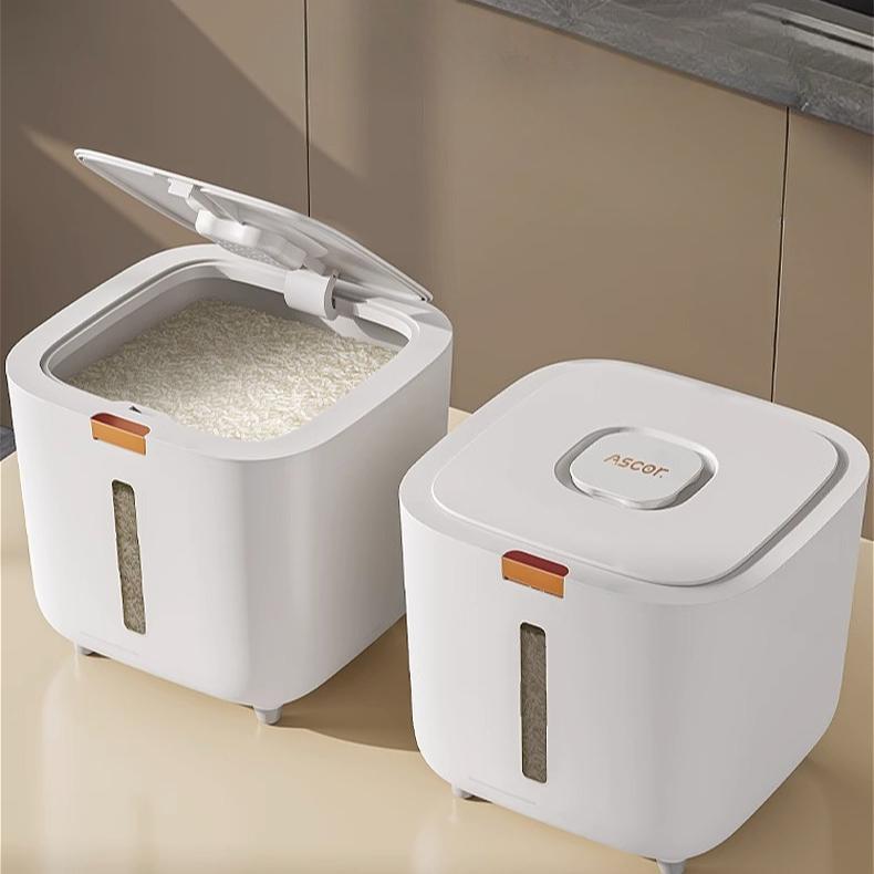 Rice Bucket for Household Use, Insect Proof, Moisture-proof, Sealed, Food Grade Rice Container, Rice Box,High-end Storage Tank, Rice Storage Box