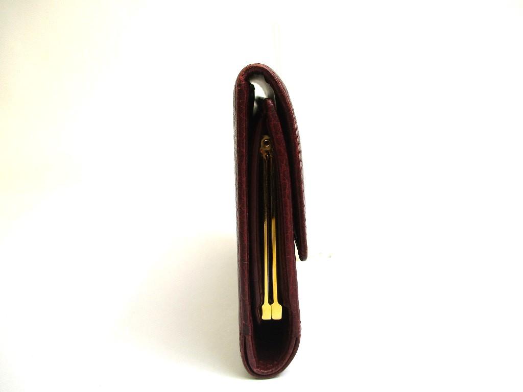 Authentic Cartier Must De Cartier Bordeaux Leather Trifold Wallet #a601  Refurbished