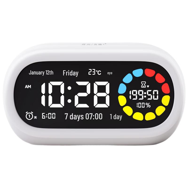 Deli LE106Pro Color Screen Visual Timer & Smart Alarm Clock