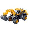 Excavator Simulated Plastic Bulldozer  Roller Forklift Children Toy Inertia Car