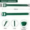 50/100pcs Reusable Adjustable Non-Slip Nylon Plant Ties with Hook and Loop Fasteners, Ideal for Gardening Applications