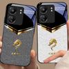 Kształt litery V Kran Do Xiaomi Redmi 13C Note13 12 Pro Plus 5G Note 9 13T Pro POCO X6 F5 F6 Czarne Hartowane Szkło Etui na Telefon