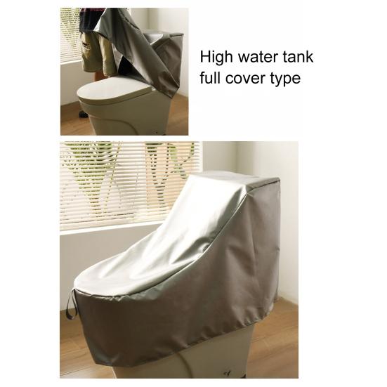 Yousheng Waterproof Toilet Cover Stain-Proof Fabric Easy to Clean Breathable Anti-Mildew Toilet Lid Cover for Home Bathroom Hotel Dormitory