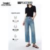 Peacebird Women's High-Waisted Ankle Jeans AAHAF2387