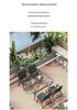Waterproof Outdoor Folding Chair & Picnic Table Set with Backrest for Beach, Balcony, and Camping