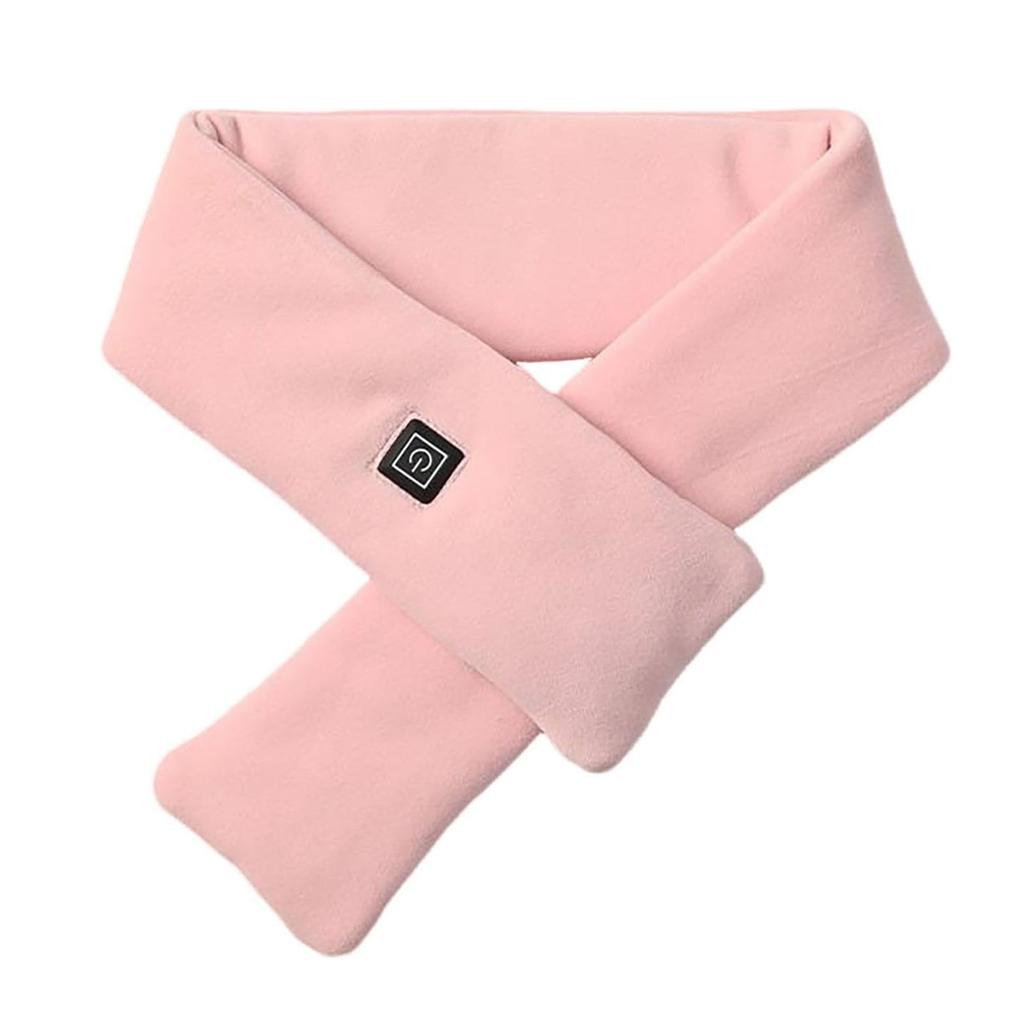 Electric Neck Heating Scarf winter warm Heated Scarfs soft Three-gear Temperature Control Neck Wrap Warmer no battery
