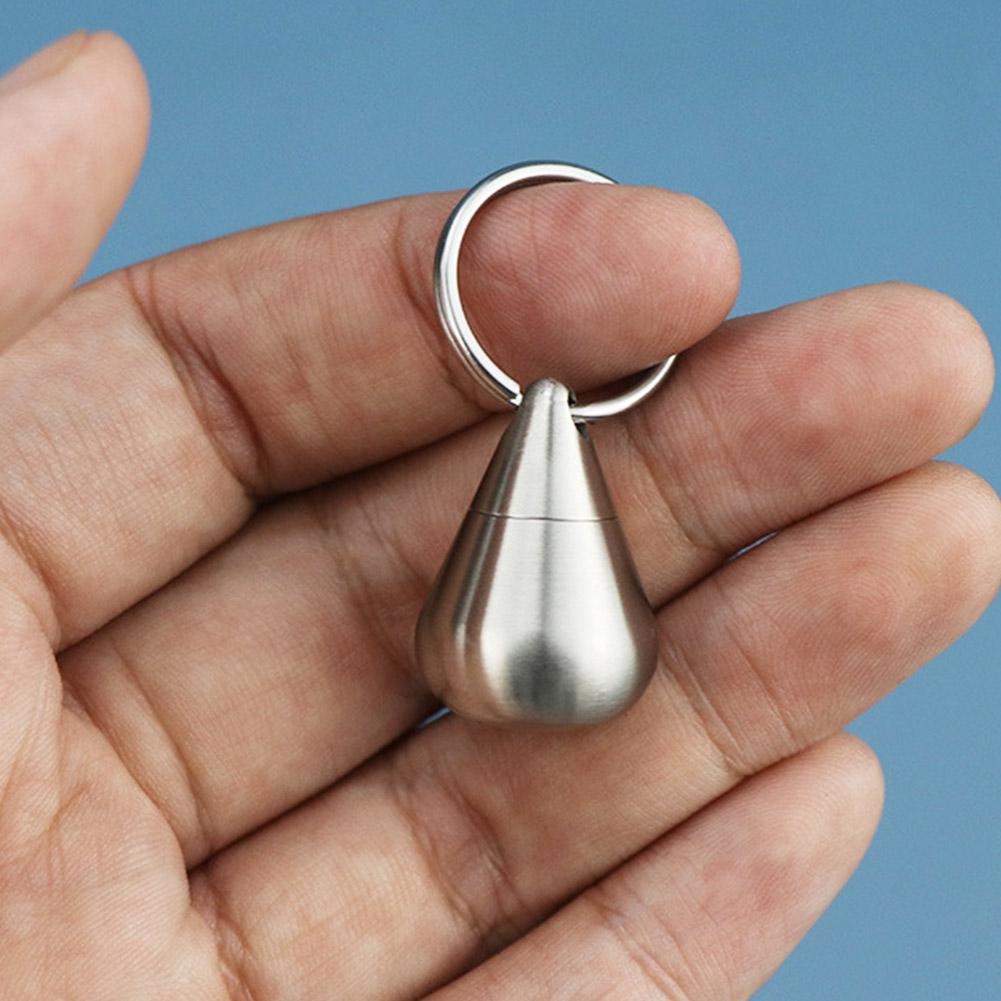 Outdoor Survival Pill Box Container Stainless Steel Tank sale Mini Bottle Pill hot Bottle Capsu T1T2