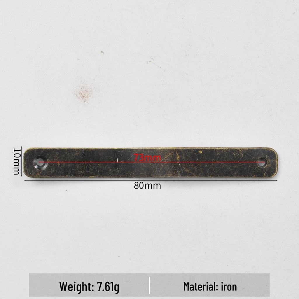 Silver Antique-Style Chinese Wooden Box Hinges