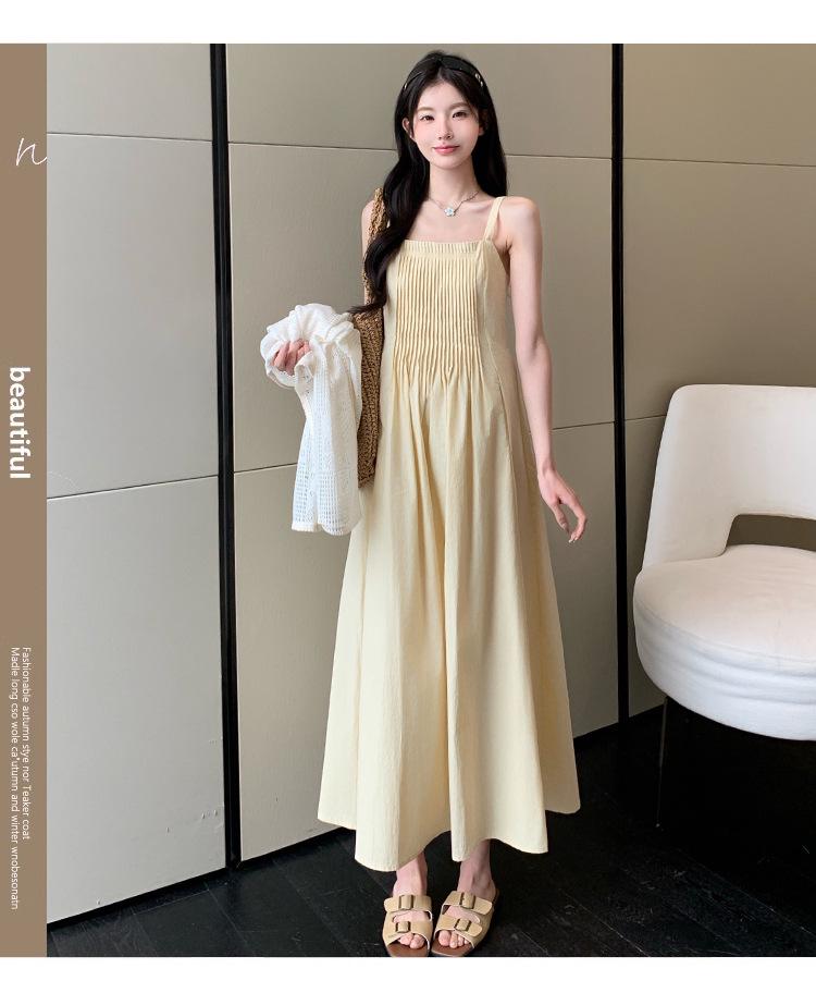 2026 Summer Korean Style Maternity 2-Piece Dress Set