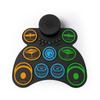 Electronic Drum Set with 2 Speaker Roll Up Drum Pad 9 Pads Supports MIDI Various Audio Connection Headphone Jack 18
