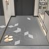 Home Floor Mat Advanced Sense Entrance Door Crystal Velvet Floor Mat Household Cutting Door NonSlip Foot Pad