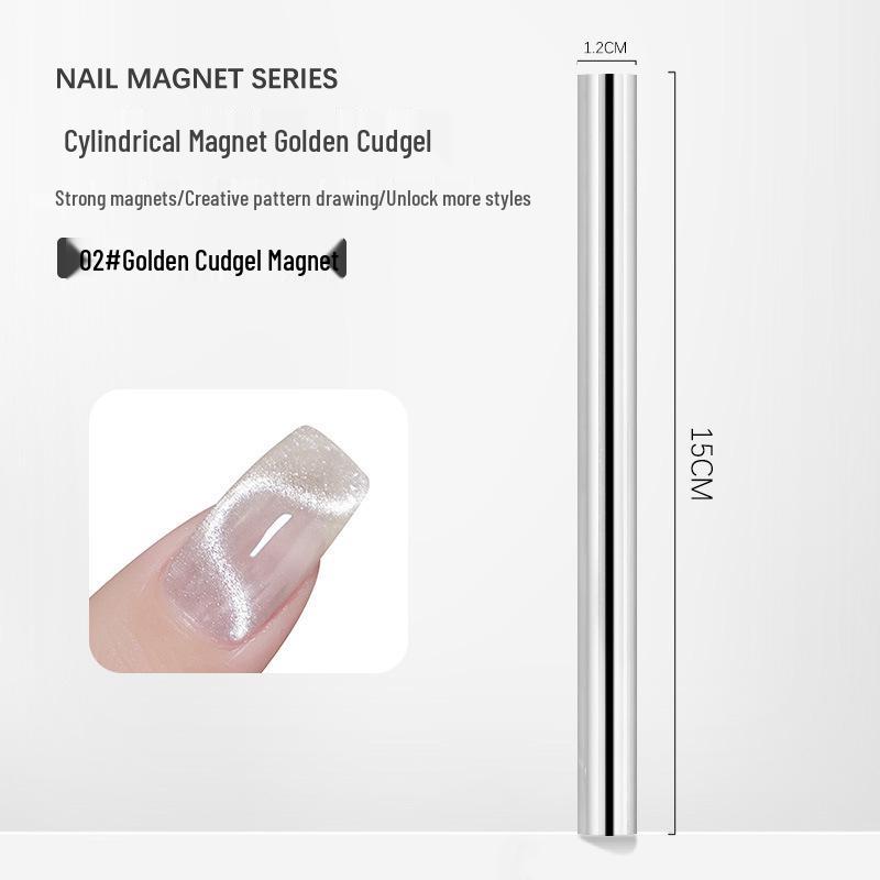 Nail Art Magic Wand: Double-Headed Cat Eye Gel Thickened Magnet