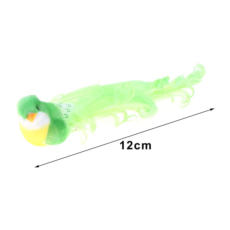 1Pc Random Simulation Swallow Tail Bird Clip Handmade Bird Plant-decorated Artificial Bird Handicrafts For Ornament