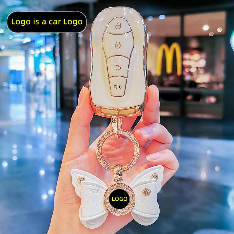 Styling Mouldings New TPU Car Remote Key Case Cover Protect Shell Bag For Geely Atlas Pro Tugella Boyue 2020 Azkarra FY11 Emgran