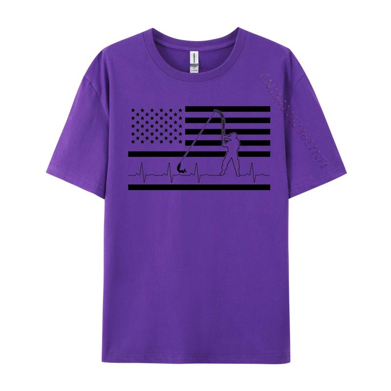 2024 Student Tees Heartbeat Flag Tshirt 100 Cotton Short Sleeve T Shirt O Neck Graphic Tee Shirt