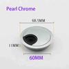 1/2/4/8Pcs 50/53/60/80mm Zinc Alloy Desktop Cable Hole Cover Protective Ring PC Desktop Circular Cable Protective Ring Bracket