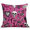 Neuer Valentinstag Kissenbezug Kreativer Liebe Punk Print Zuhause Sofa Kissenbezug