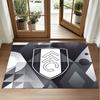 Fulham Voetbal Design Kristalfluweel Tapijt Zacht Decoratief Matje voor Slaapkamer Entree