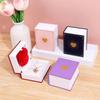 Romantic Book Shape Ring Box Jewelry Packaging Ring Gift Box Creative Gifts Package Box  Earrings