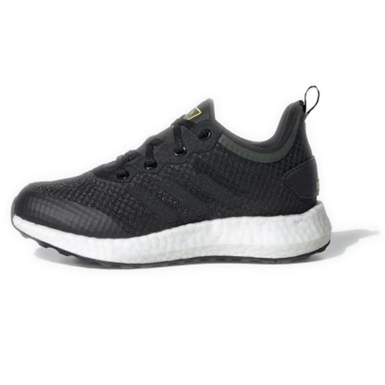 

Adidas Lux J Shock Absorbers Low Top Kids Running Shoes Black White Teenagers 37