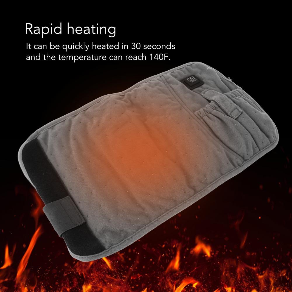 30-50°C Heated Back Wrap 3 Temperature Settings USB Back Heating Pad Back Pain Relief