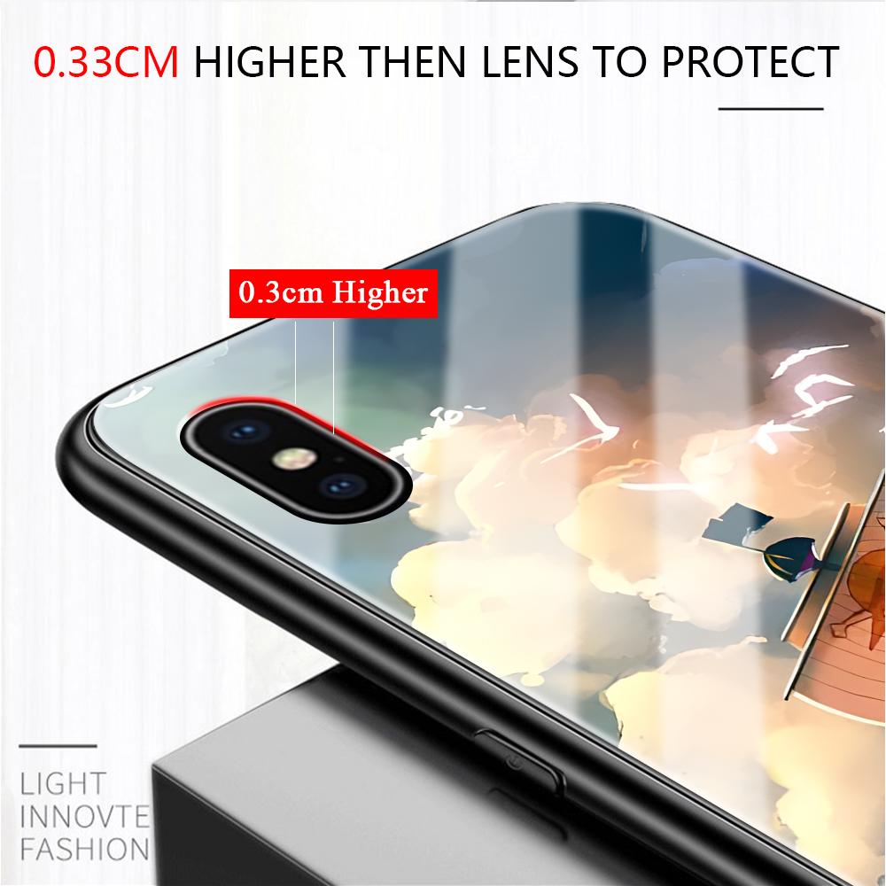 Husă Telefon Sticlă Securizată Pentru iPhone 11 12 13 14 15 16 17 Redmi 10 12 14C Note10 Note14 Xiaomi 11Lite PocoC75 Margine Moale Rezistentă la Șocuri Carcasă Netedă