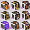 Bear Multifunction Fnaf 7color Digital Alarm Clock Led Watch Alarm Cube Clock