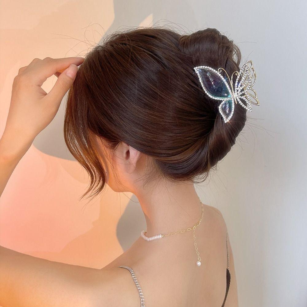 Women Headwear Female Metal Hair Clips Delicate Hairpin Hair Accessories Butterfly Hair Claw
