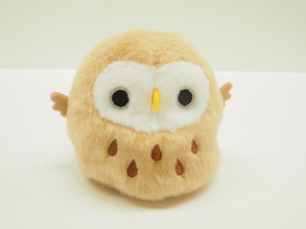 Sanei Boeki Original Plush Toy, Toridango Owl, W9 X D8 X H7cm, Animal