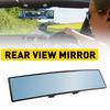 NEW 300MM Wide Convex Interior Clip On Rear View Blue Mirror Universal