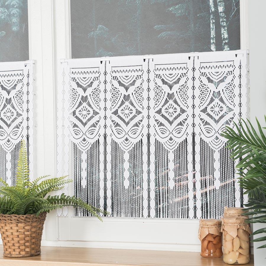 INARA - Ready-made Curtain - 60x50 Cm - White