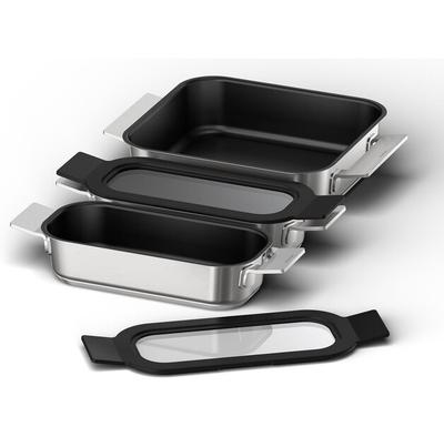 Set of BSH HEZ9FF030 Roasting Pans, 3 Pieces (17007154)