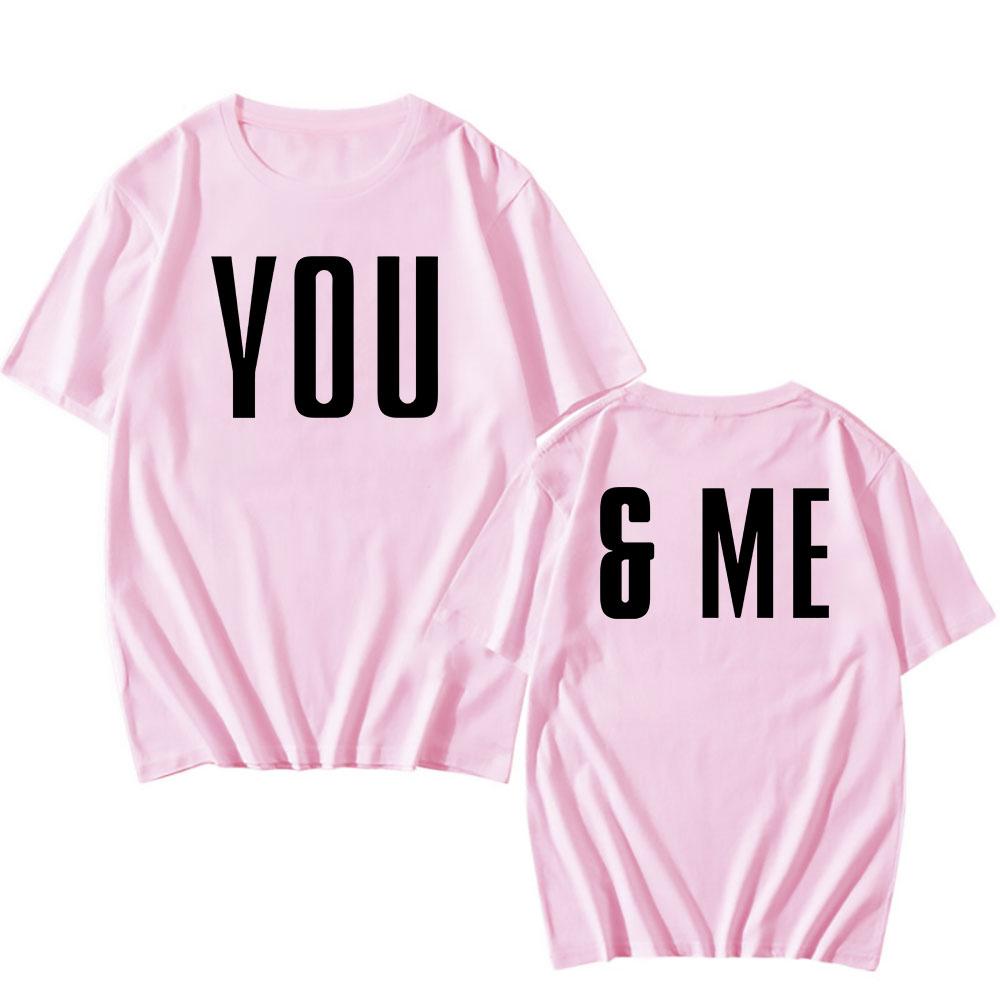 Disclosure You & Me Tee Short Sleeve Cotton Men Tshirts Casual Fashion Hip Hop Streetwear Male Clothing Graphic Print T Shirts