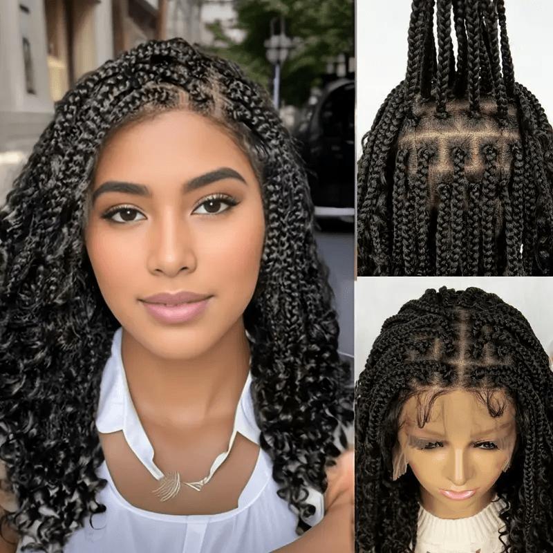 M 34 Medium Length Curly Full Lace Wig - Elegant Goddess Style