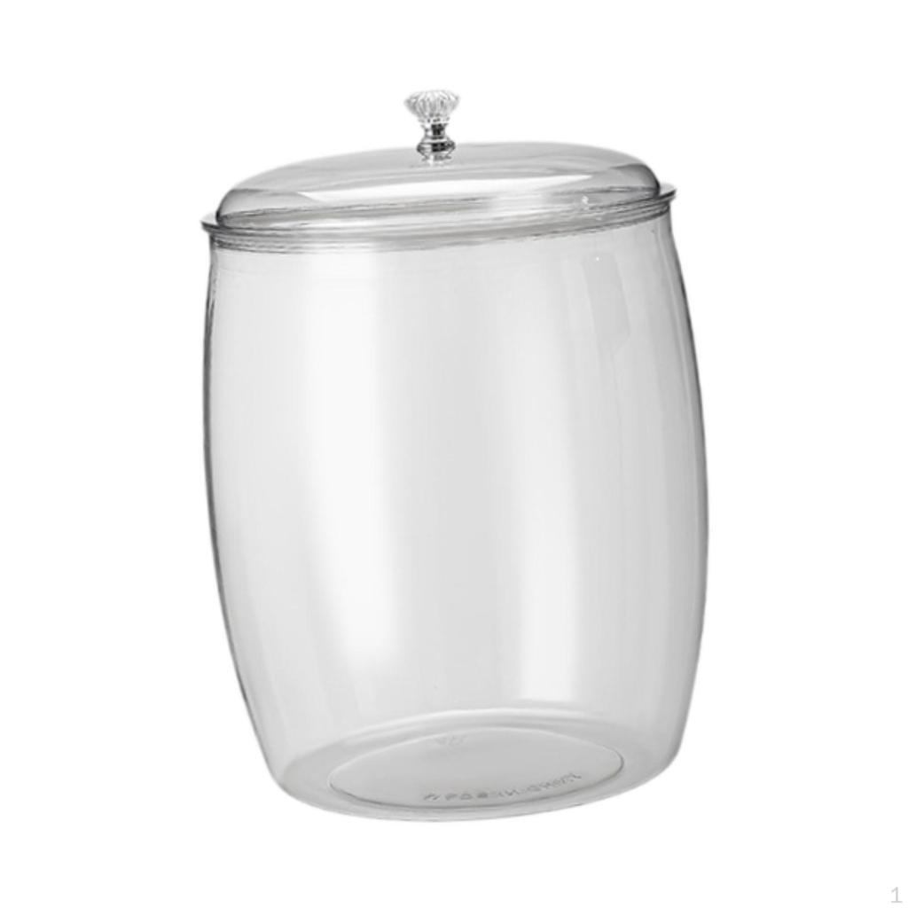 Airtight Jar Kitchen Food Container Flour Canister Reusable Sealed Clear Pantry for