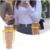 Silicone Water Cup Hanging Rope Cup Diameter 90-110mm Diameter Convenient To Carry Silicone Sling with Adjustable Hand Strap