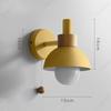 Minimally Designed LED Zipper Switch E27 Wall Lamp Bedroom Bedside Lamp Living Room Hallway Dining Room Decoration Lighting