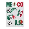 Glow Soccer Tattoos, Waterproof Temporary Freckle Stickers, Football Fan Body Art for Game Day, Night Party Makeup