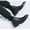 Men's Chelsea Boots: Large Size Retro Leather Pull-on for Autumn/Winter